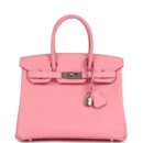 Hermes Birkin 30 Rose Confetti Epsom PHW