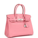 Hermes Birkin 30 Rose Confetti Epsom PHW
