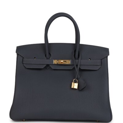 Hermes Birkin 35 Ardoise Togo GHW