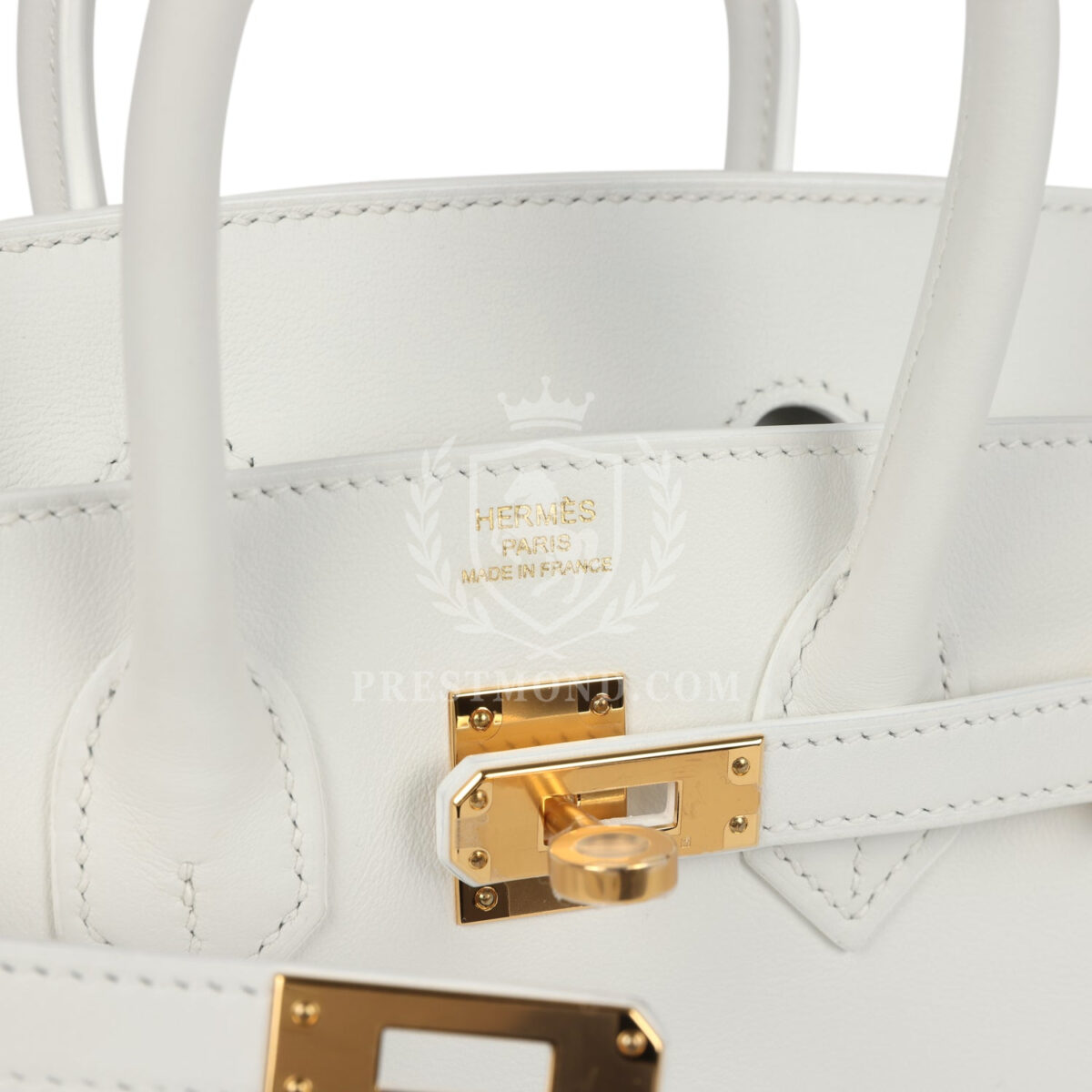 Hermes Birkin 25 New White Swift GHW — изображение 7