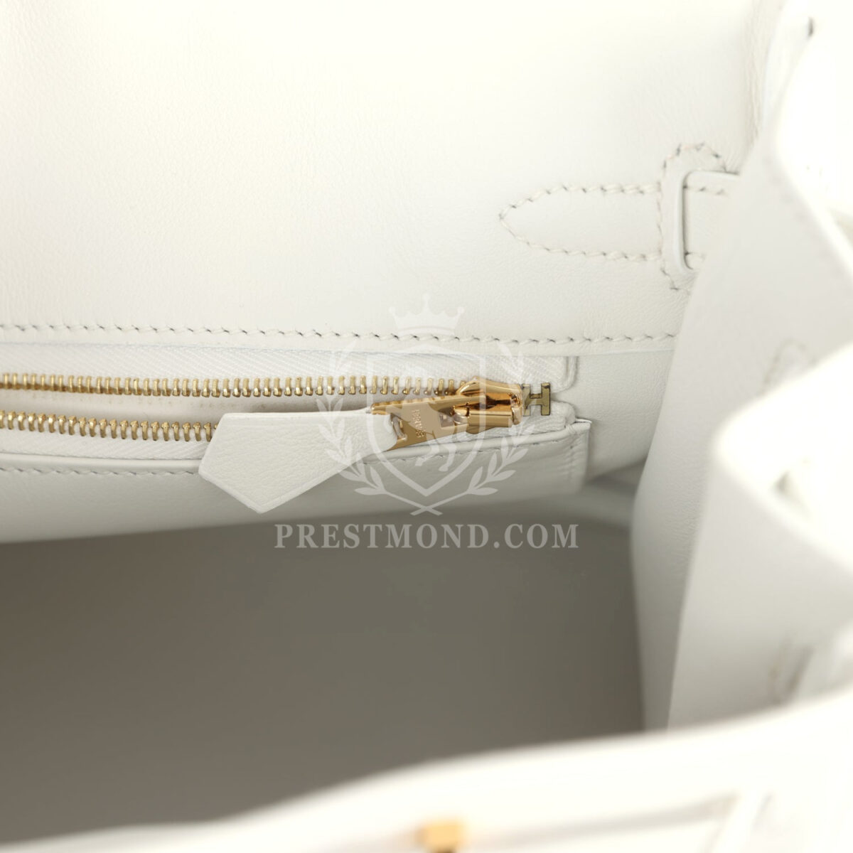 Hermes Birkin 25 New White Swift GHW — изображение 9