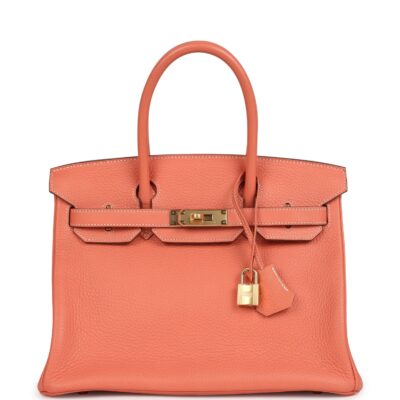 Hermes Birkin 30 Crevette Clemence GHW