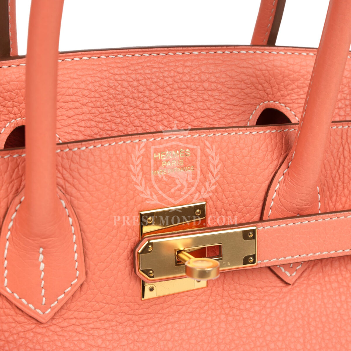 Hermes Birkin 30 Crevette Clemence GHW — изображение 7