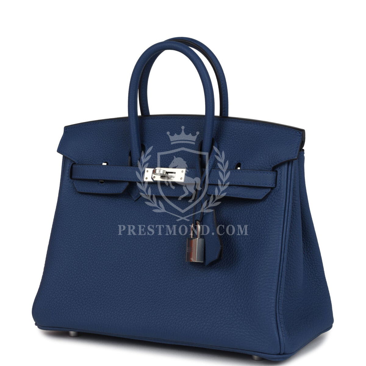 Hermes Birkin 25 Bleu Tie Togo PHW — изображение 3