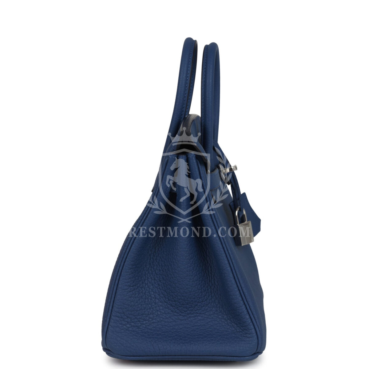 Hermes Birkin 25 Bleu Tie Togo PHW — изображение 4