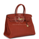 Hermes Birkin 35 Cuivre Togo GHW