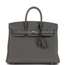 Hermes Birkin 25 Gris Meyer Togo PHW