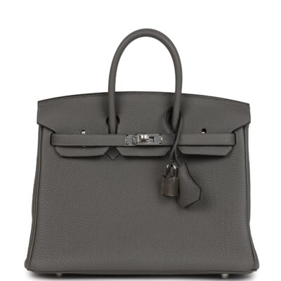 Hermes Birkin 25 Gris Meyer Togo PHW