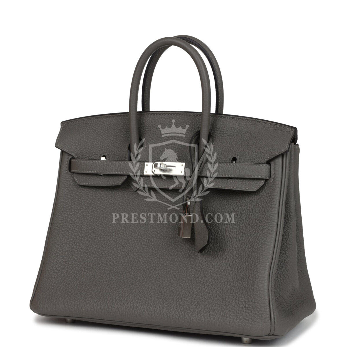 Hermes Birkin 25 Gris Meyer Togo PHW — изображение 5
