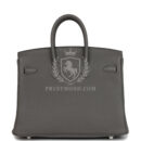 Hermes Birkin 25 Gris Meyer Togo PHW