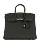 Hermes Birkin 25 Vert de Gris Togo PHW