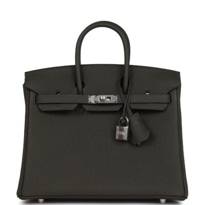 Hermes Birkin 25 Vert de Gris Togo PHW