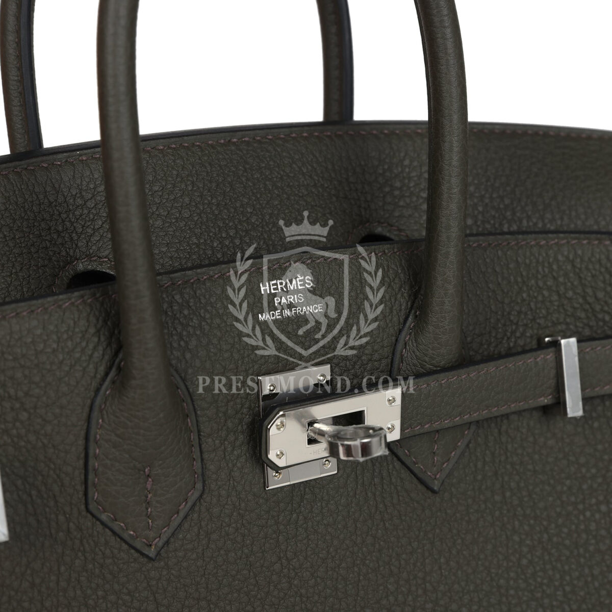 Hermes Birkin 25 Vert de Gris Togo PHW — изображение 7