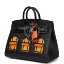 Hermes "Midnight" Faubourg Birkin Sellier 20 BHW Matte Alligator BHW