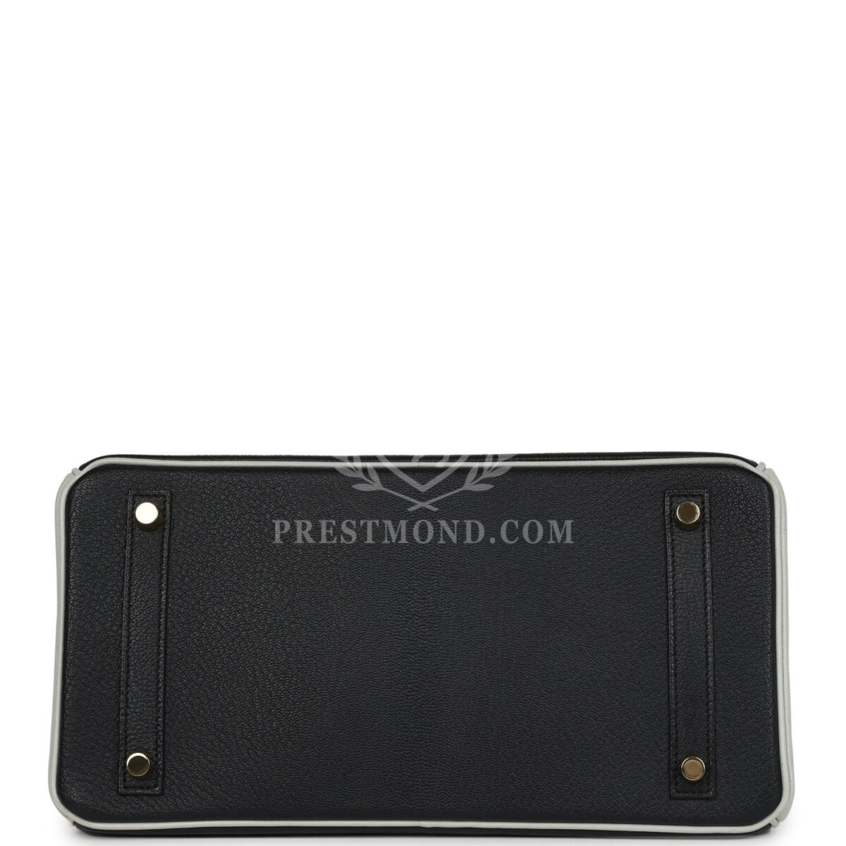 Hermes Special Order (HSS) Birkin 30 Black and Gris Perle Chevre Mysore Brushed GHW — изображение 6