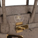 Hermes Birkin 30 Gris Asphalte Ostrich GHW