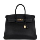 Hermes Birkin 35 Black Epsom GHW