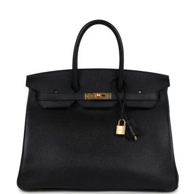 Hermes Birkin 35 Black Epsom GHW