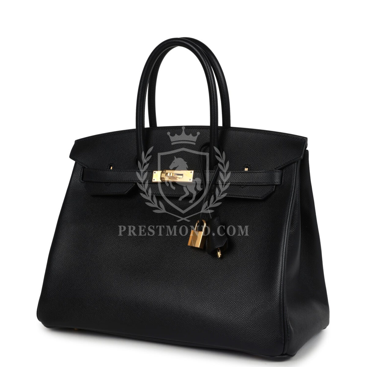 Hermes Birkin 35 Black Epsom GHW — изображение 5