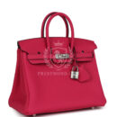 Hermes Birkin 25 Rose Mexico Togo PHW