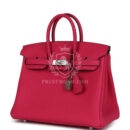 Hermes Birkin 25 Rose Mexico Togo PHW