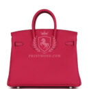 Hermes Birkin 25 Rose Mexico Togo PHW