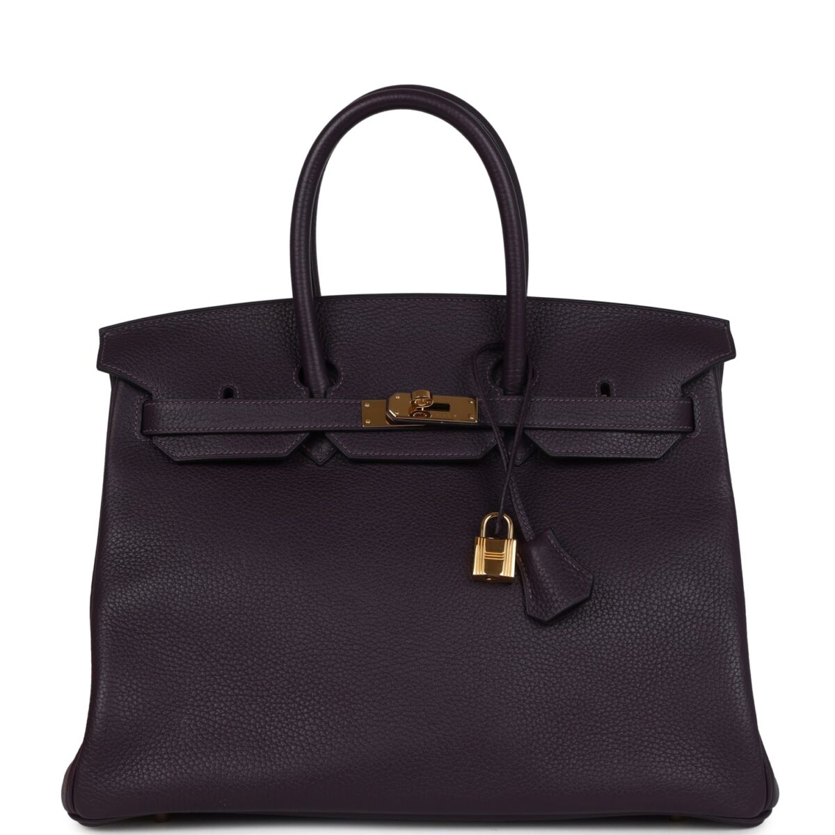 Hermes Birkin 35 Raisin Clemence GHW
