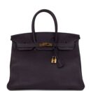 Hermes Birkin 35 Raisin Clemence GHW