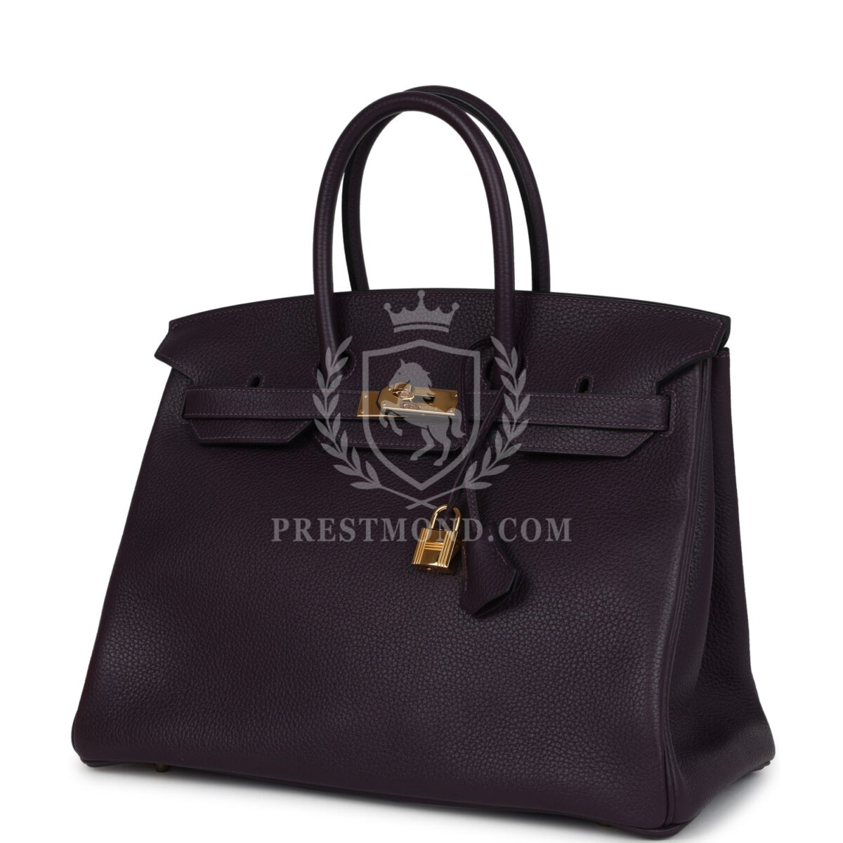 Hermes Birkin 35 Raisin Clemence GHW — изображение 5