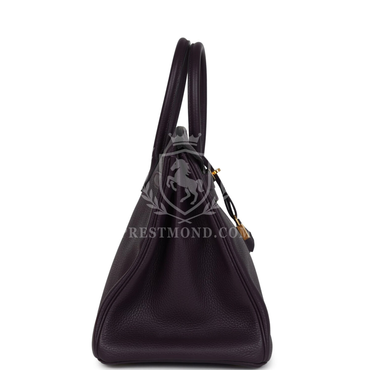 Hermes Birkin 35 Raisin Clemence GHW — изображение 3