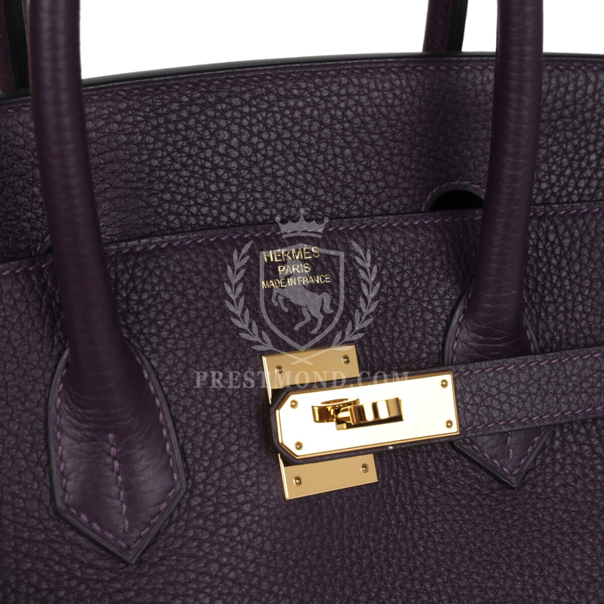 Hermes Birkin 35 Raisin Clemence GHW — изображение 7
