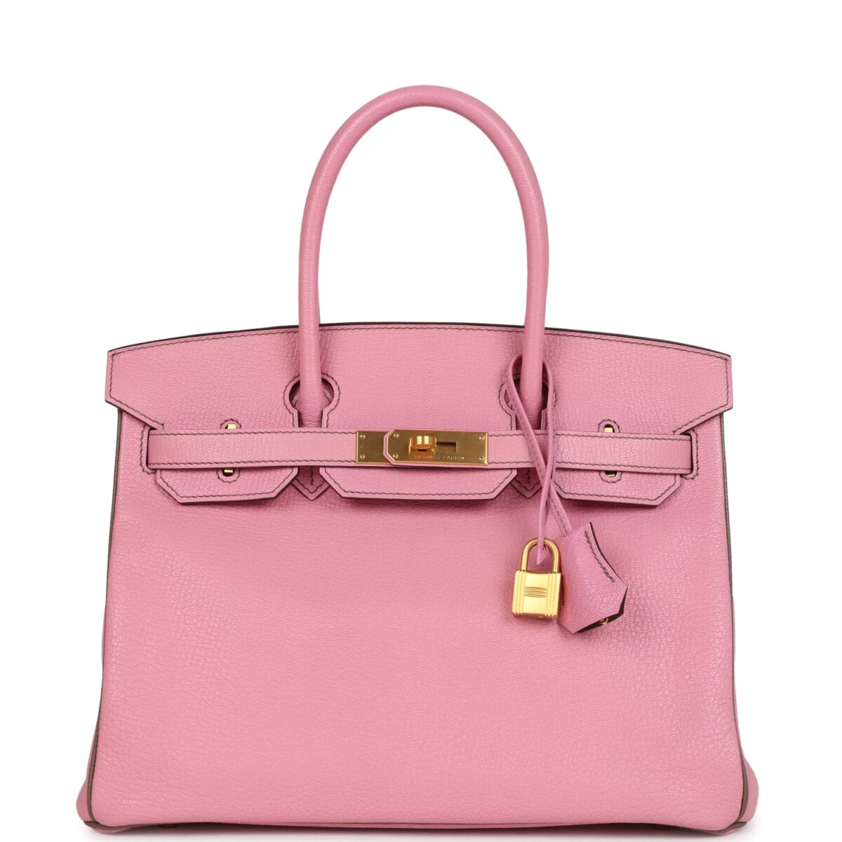 Hermes Special Order (HSS) Birkin 30 Bubblegum Verso Chèvre Brushed GHW