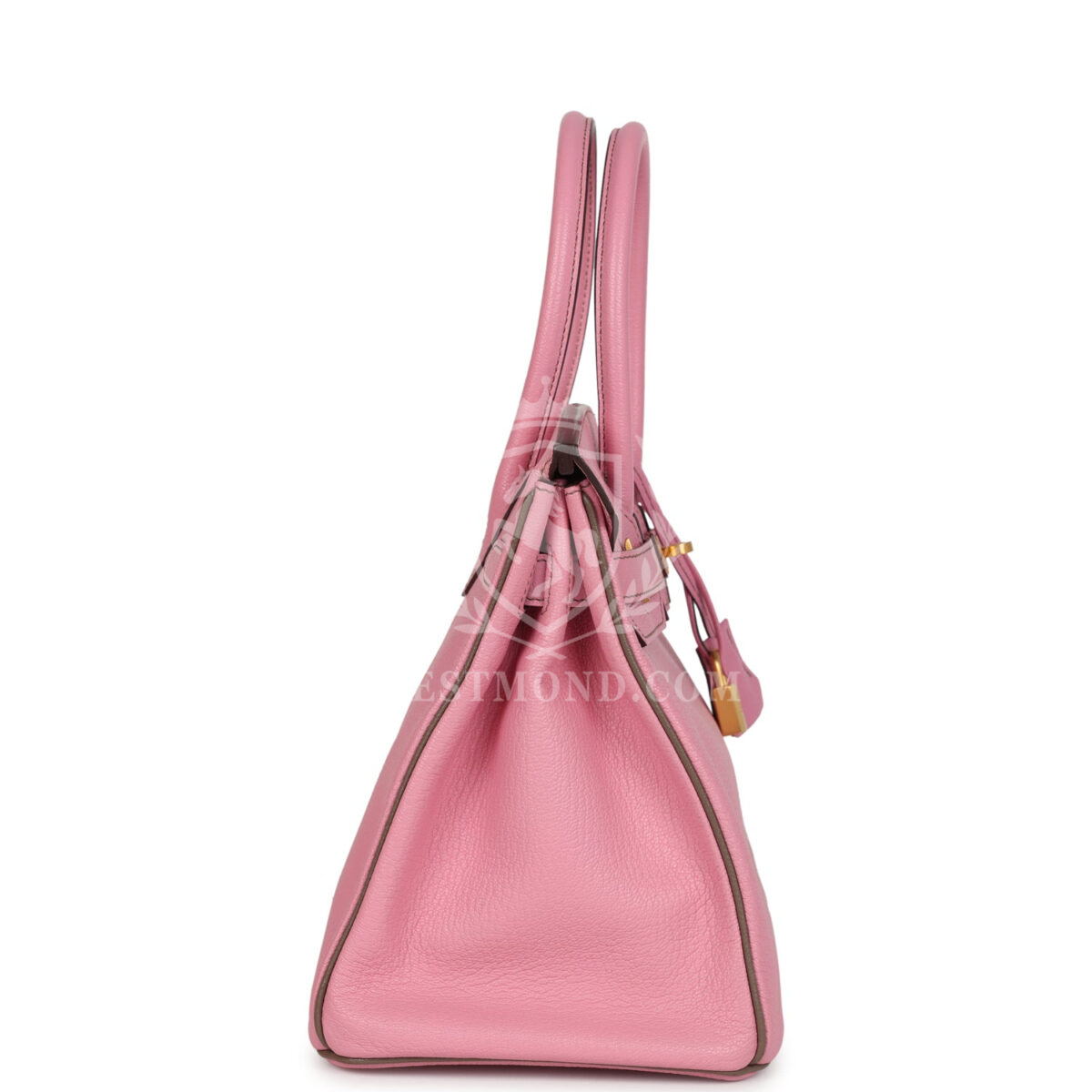 Hermes Special Order (HSS) Birkin 30 Bubblegum Verso Chèvre Brushed GHW — изображение 3