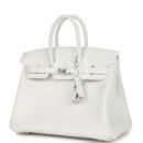 Hermes Birkin 25 New White Swift PHW