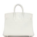 Hermes Birkin 25 New White Swift PHW