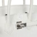 Hermes Birkin 25 New White Swift PHW