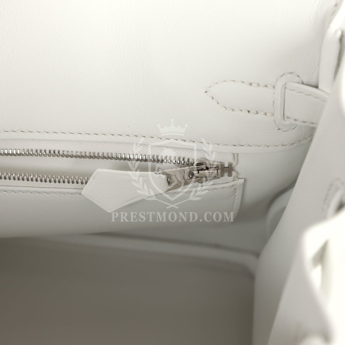 Hermes Birkin 25 New White Swift PHW — изображение 9