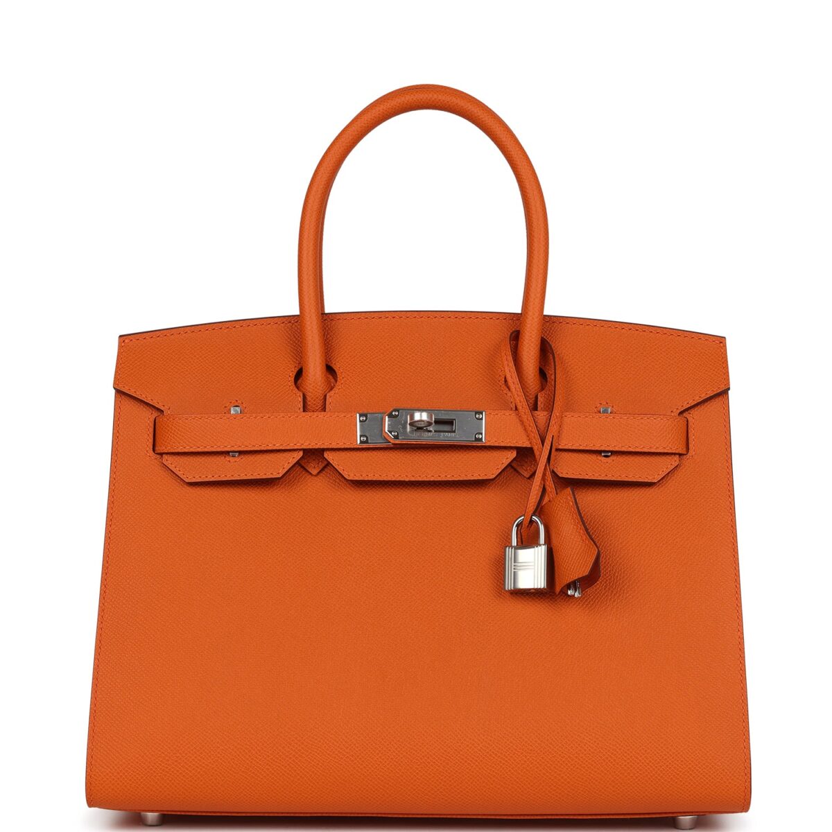 Hermes Birkin Sellier 30 Orange Epsom PHW