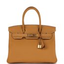 Hermes Birkin 30 Naturel Sable Togo GHW