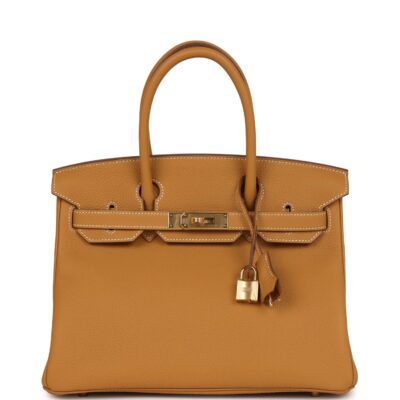 Hermes Birkin 30 Naturel Sable Togo GHW