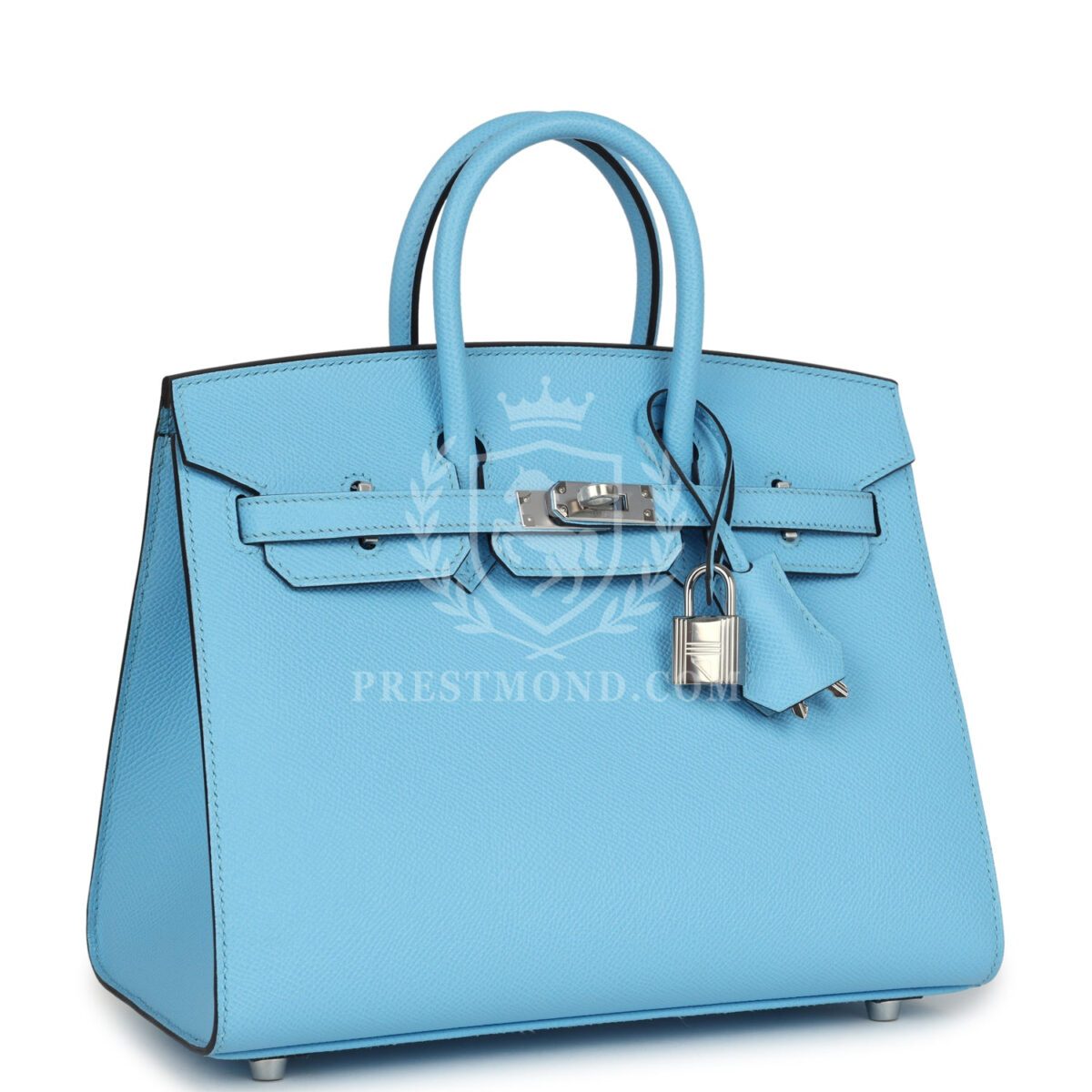 Hermes Birkin Sellier 25 Celeste Epsom PHW — изображение 2