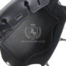 Hermes Birkin 25 Black Swift Rose GHW