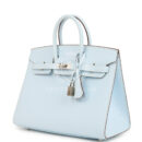 Hermes Birkin Sellier 25 Bleu Brume Epsom PHW
