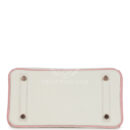 Hermes Special Order (HSS) Birkin 25 White and Rose Sakura Clemence Rose GHW