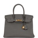 Hermes Birkin 30 Gris Meyer Togo GHW