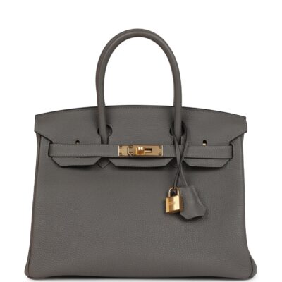 Hermes Birkin 30 Gris Meyer Togo GHW