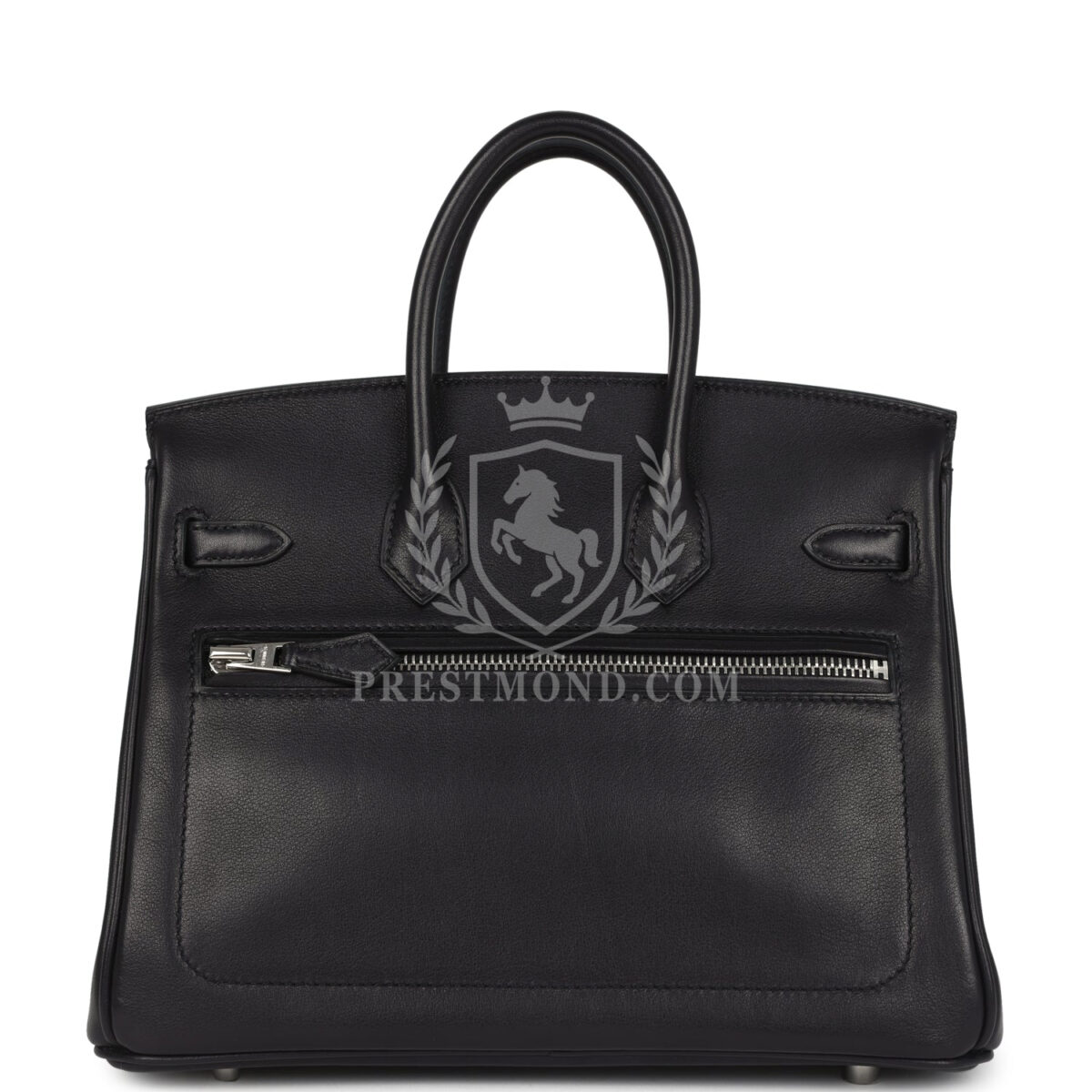 Hermes Limited Edition Birkin Rock 25 Black Volupto PHW — изображение 4