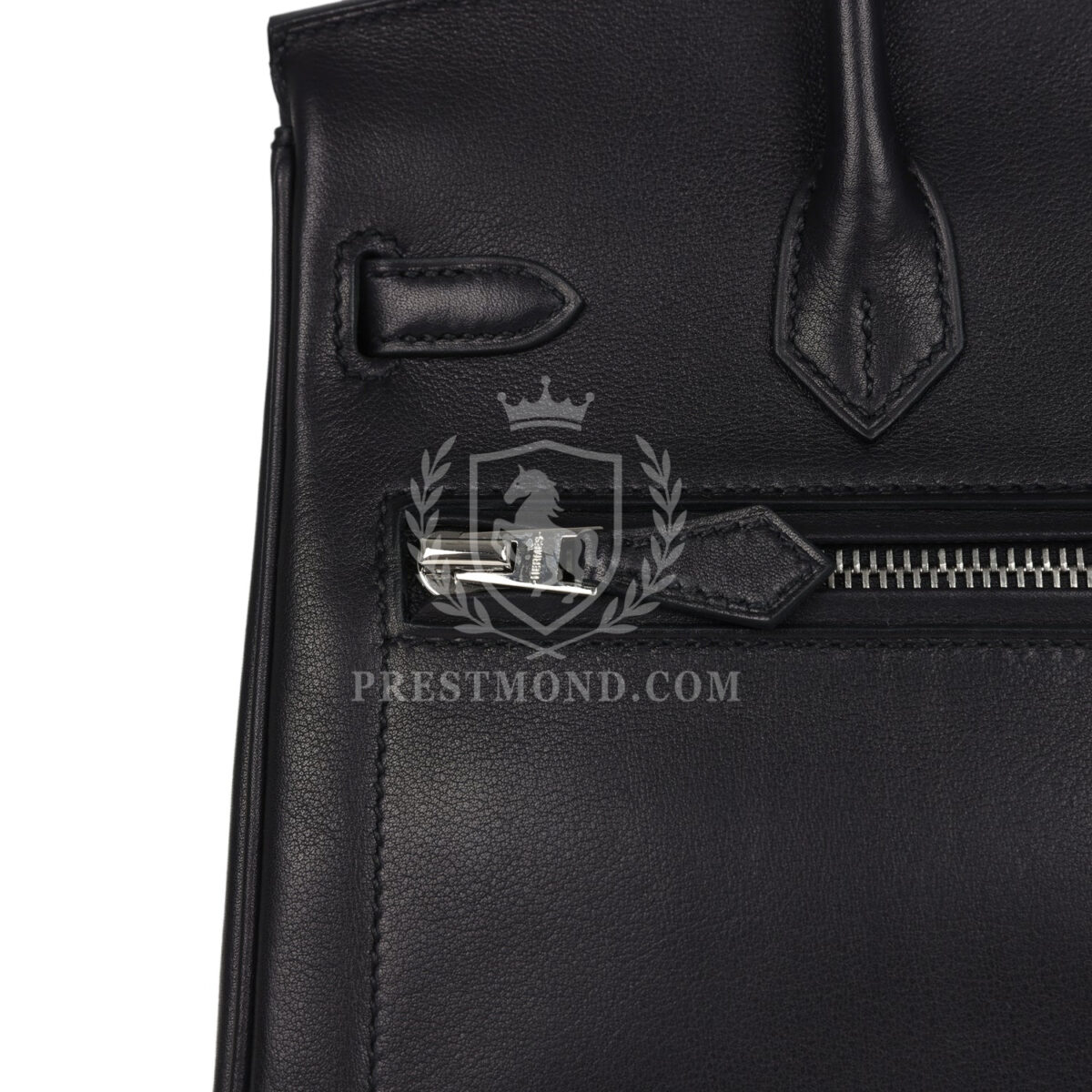 Hermes Limited Edition Birkin Rock 25 Black Volupto PHW — изображение 7