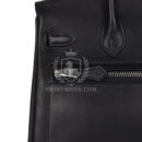 Hermes Limited Edition Birkin Rock 25 Black Volupto PHW