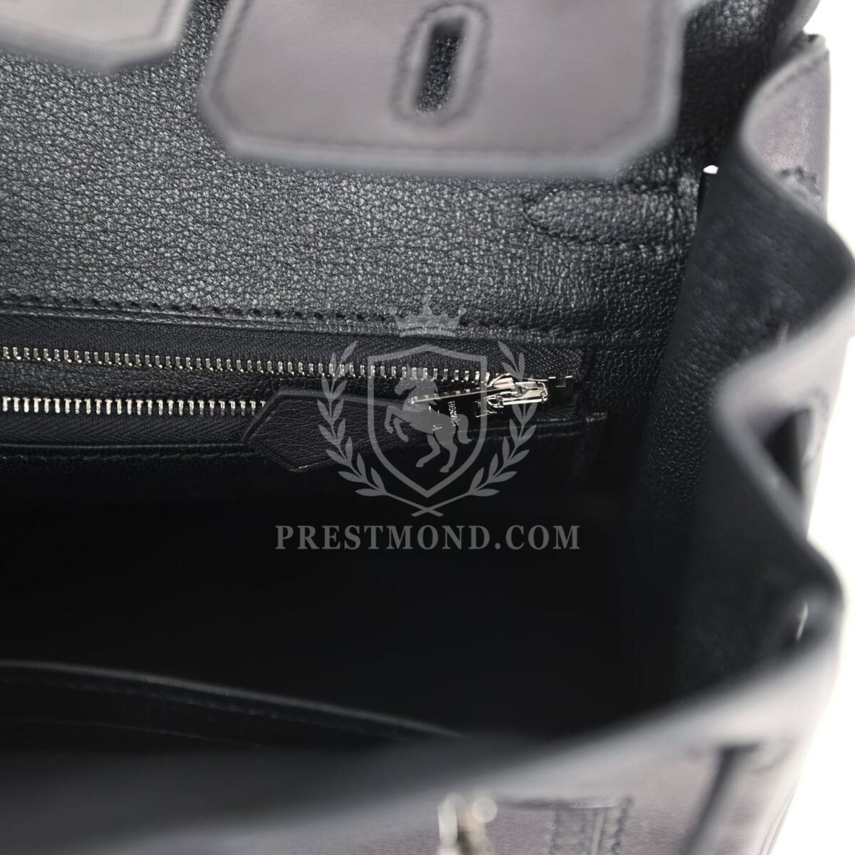Hermes Limited Edition Birkin Rock 25 Black Volupto PHW — изображение 12